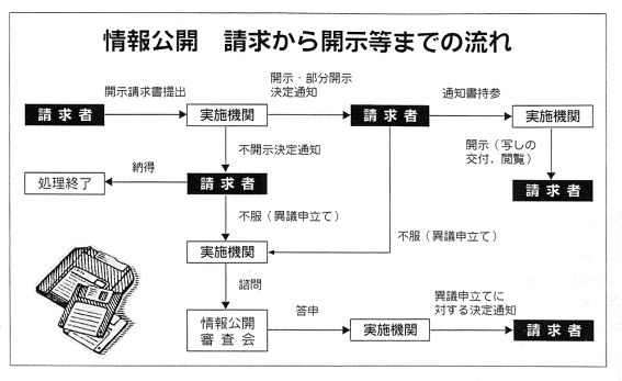 請求から開示等までの流れ