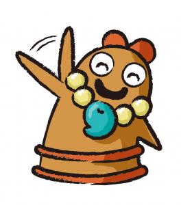 手を振るいずみちゃん