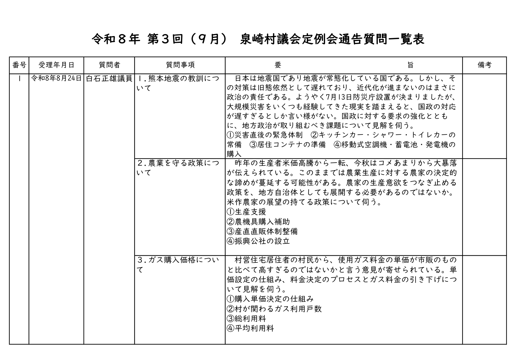 9月一般質問1