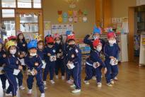 『幼稚園「豆まき会」』の写真